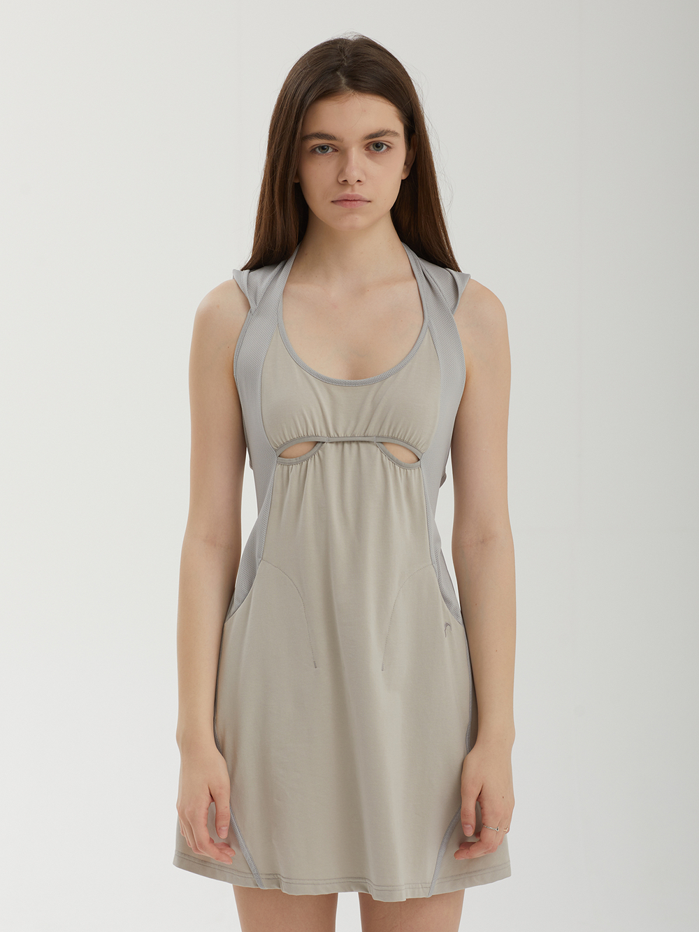 Платье Halter Hoodie Apron