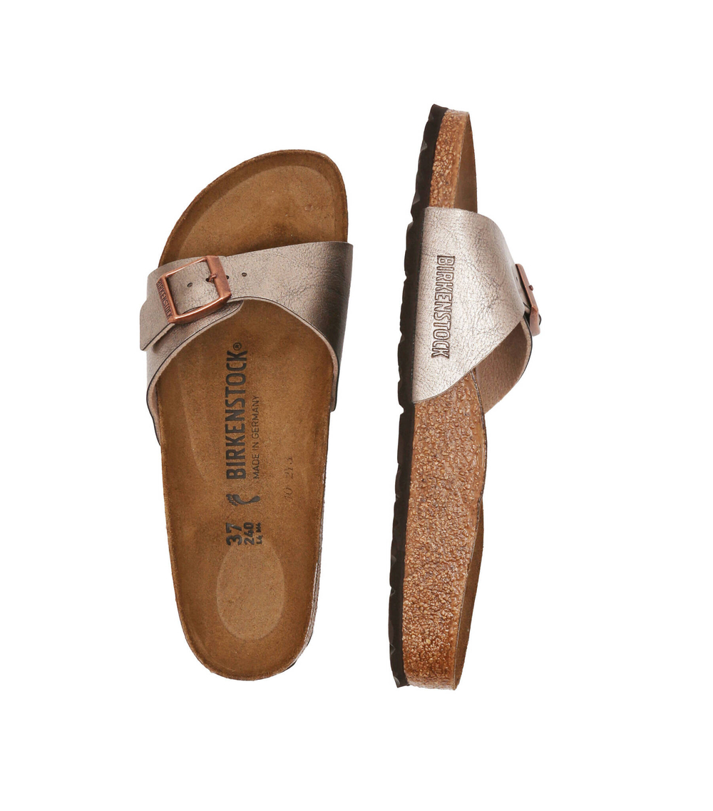 Шлепанцы Madrid BF Birkenstock - металлический(1020632)