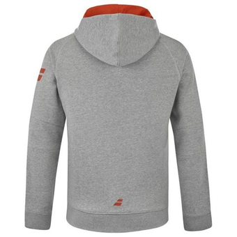 Мужская теннисная кофта Babolat Exercise Hood Jacket Men - серый