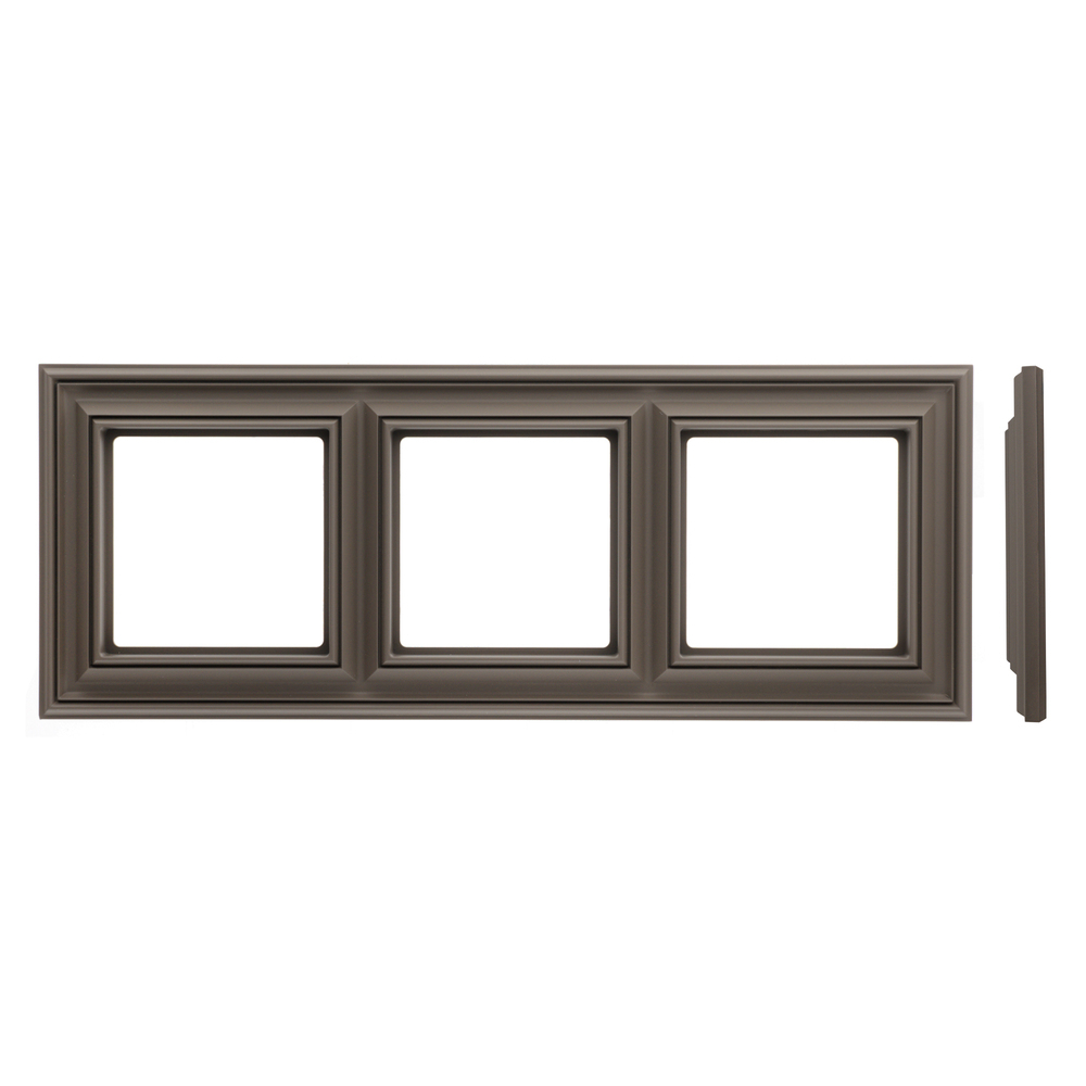 Рамка 3 поста LIREGUS RETRO K14-345-03.R/ON31 коричневая матовая