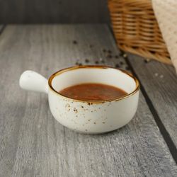 Соусник 70 мл d 7,5 см h3,5 см круглый с ручкой   Proff Cuisine [6]