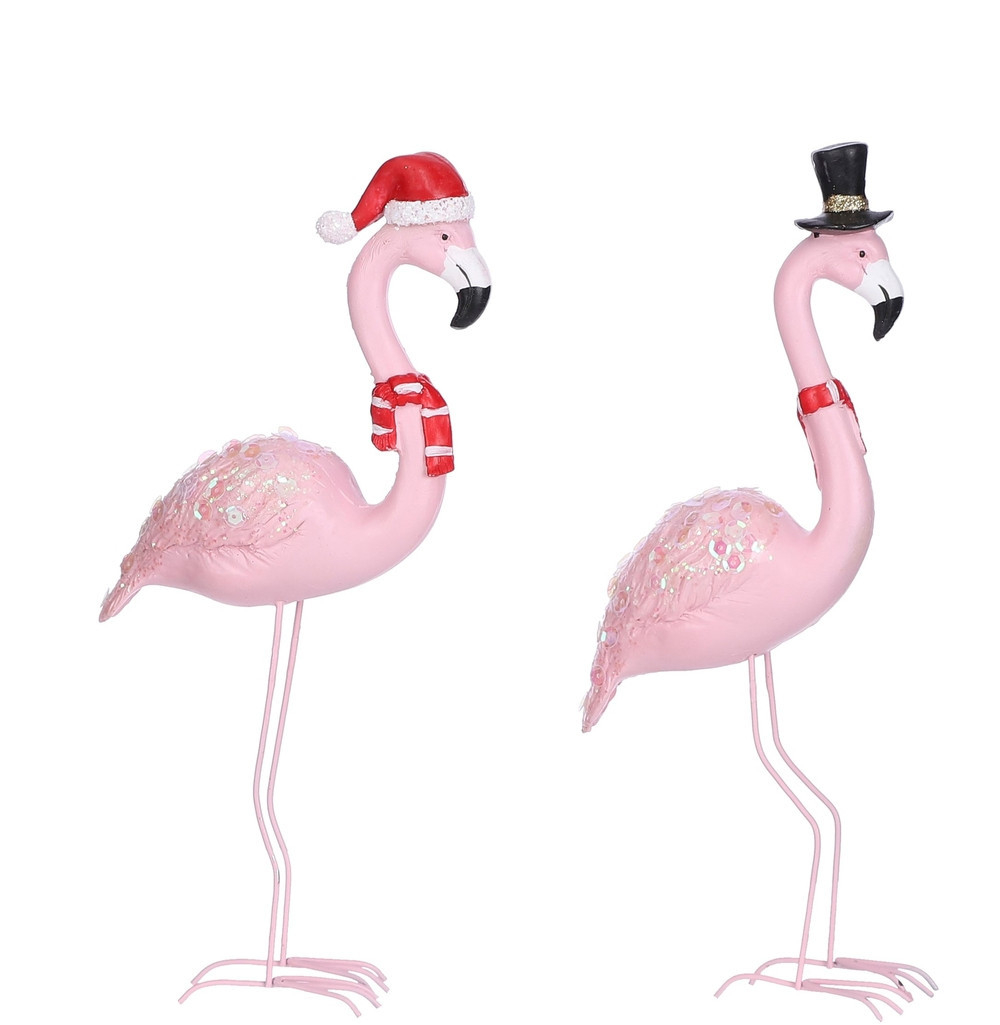 Фламинго 15х4х25см House of Seasons розовый в ассортименте 2 вида