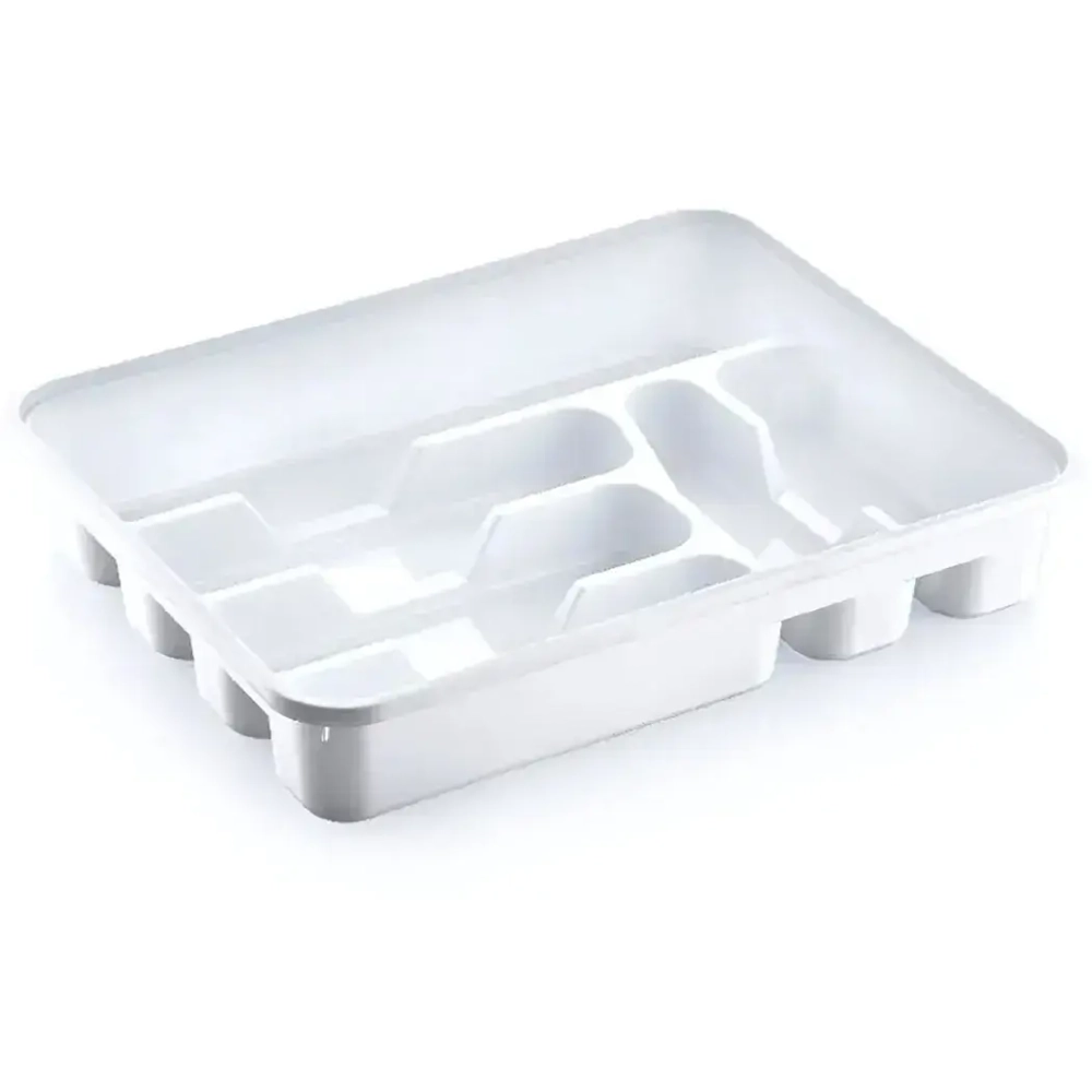 Лоток для столовых приборов. белыйшт