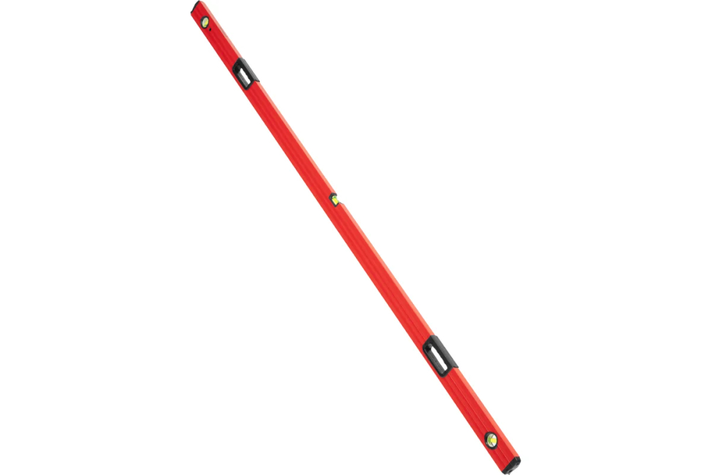 Уровень алюминиевый, 2000 мм, фрезерованный, 3 глазка, 2 эргономичные ручки// Matrix (Матрикс)