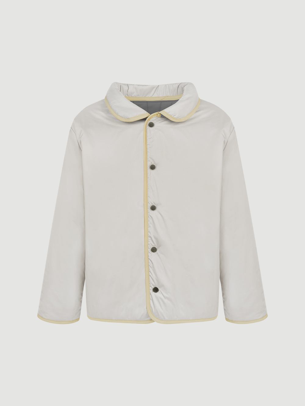 Куртка стёганая двухсторонняя Mjölk Grey/White Grey