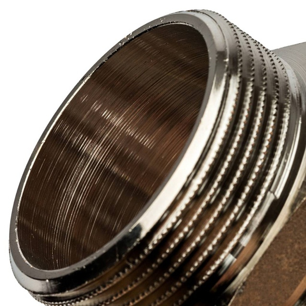 Ниппель STOUT SFT 0004 - 1"1/4 (для стальных труб, латунь никелированная)