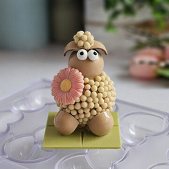 791 | Форма для шоколадных фигур "Восьмерка/Снеговик" (275*175 мм)