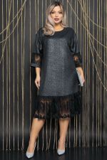 Платье Камея (черное) П12001 LT Collection