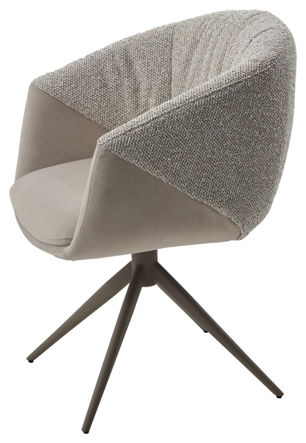 Стул ГИССЕН (GISSEN) 360 град., цвет ЛАТТЕ RIELY-111 / V885-3, ткань / ЛАТТЕ, ®DISAUR