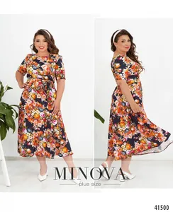 Платье 18-22-ярко-синий Minova