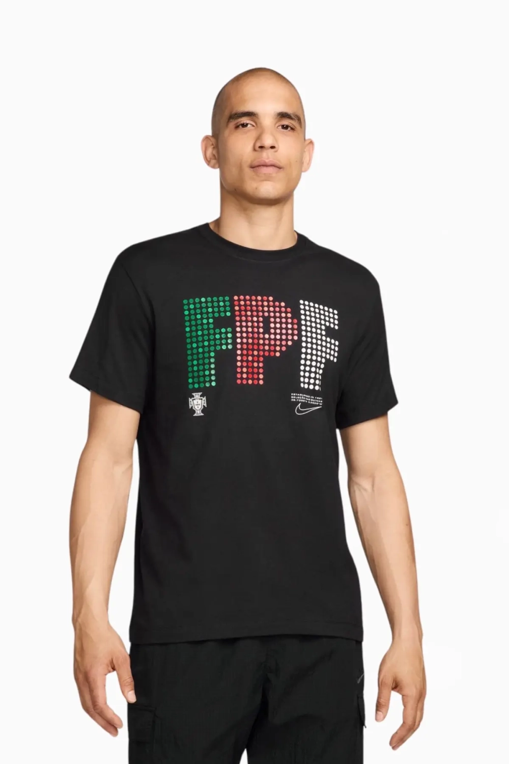 Футболка Nike Portugal 2024 Lights - черный