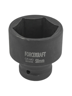 Головка ударная 1'', 58мм (6гр.) FORCEKRAFT FK-4858058