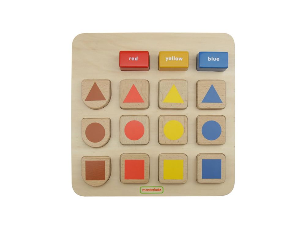 Панель "Сортировка: цвет и форма"