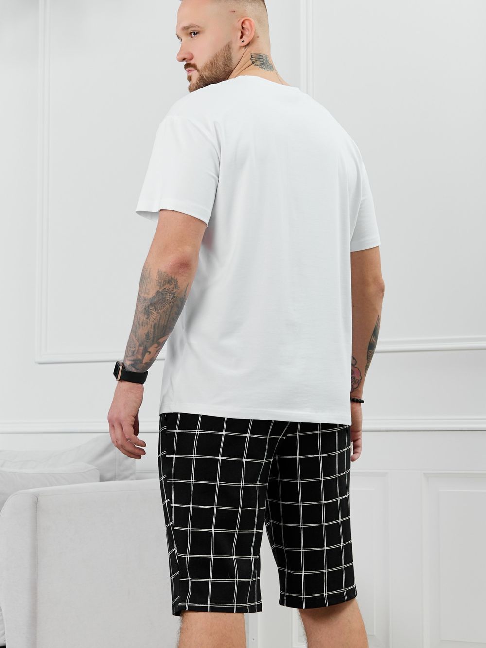 Шорты мужские Тор-2.1 Виотекс КЛЕТКА ЛИНЕАРНАЯ