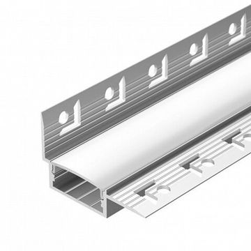 Профиль для ГКЛ 2м 054183 FANTOM-W20-H10-EDGE-2000 ANOD серебристый Arlight