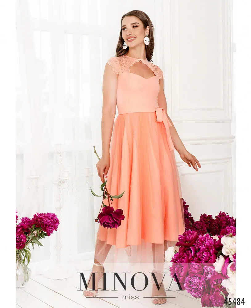 Платье 5292-пудра Minova