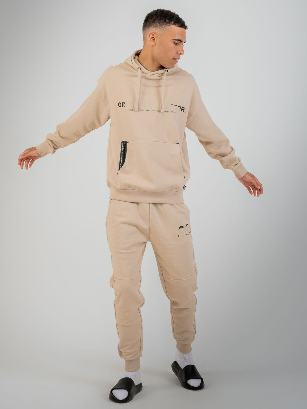 Спортивные штаны мужские ORIGINAL CREATOR, ERROR_404 JOGGERS, Бежевый