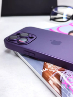 Накладка iPhone 14 PRO | AG Glass Case Dark Purple