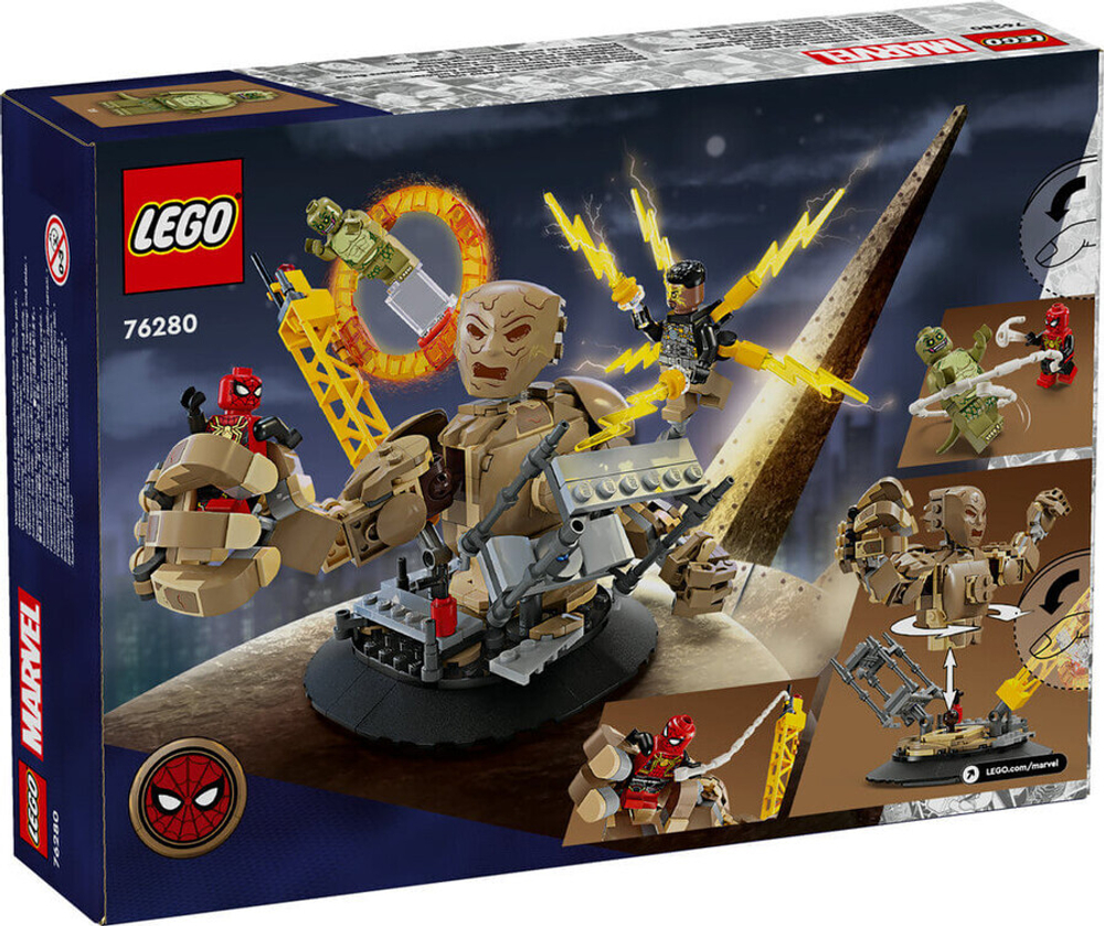 Конструктор LEGO Marvel 76280 Человек-паук против Песочного человека Последняя битва