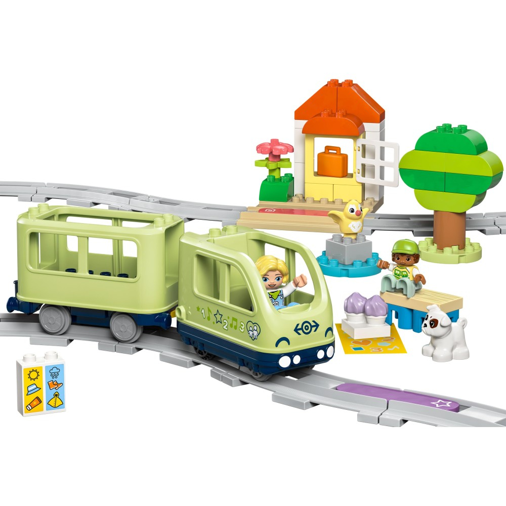 Конструктор LEGO DUPLO Town 10427 Приключение с интерактивным поездом — фото 3