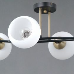 Потолочная люстра ILLUMICO TRENTO IL0798-4CSQ-25 BK AB TRENTO