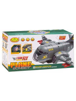 Игрушка Самолет Небесный страж со светом (286-32)