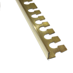 Г - Образный гнущийся профиль  из латуни полированной для плитки 10х2500мм