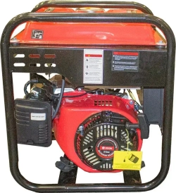 Генератор бензиновый инверторный EDON PT-3800 (3.2 кВт, 2 розетки, ручной запуск, бак 8 л, счетчик моточасов, USB, выход 12В, медная обмотка) / бензогенератор / резервный источник питания