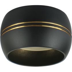 OL13 GX53 BK/GD Подсветка ЭРА Накладной под лампу Gx53, алюминий, цвет черный/золото