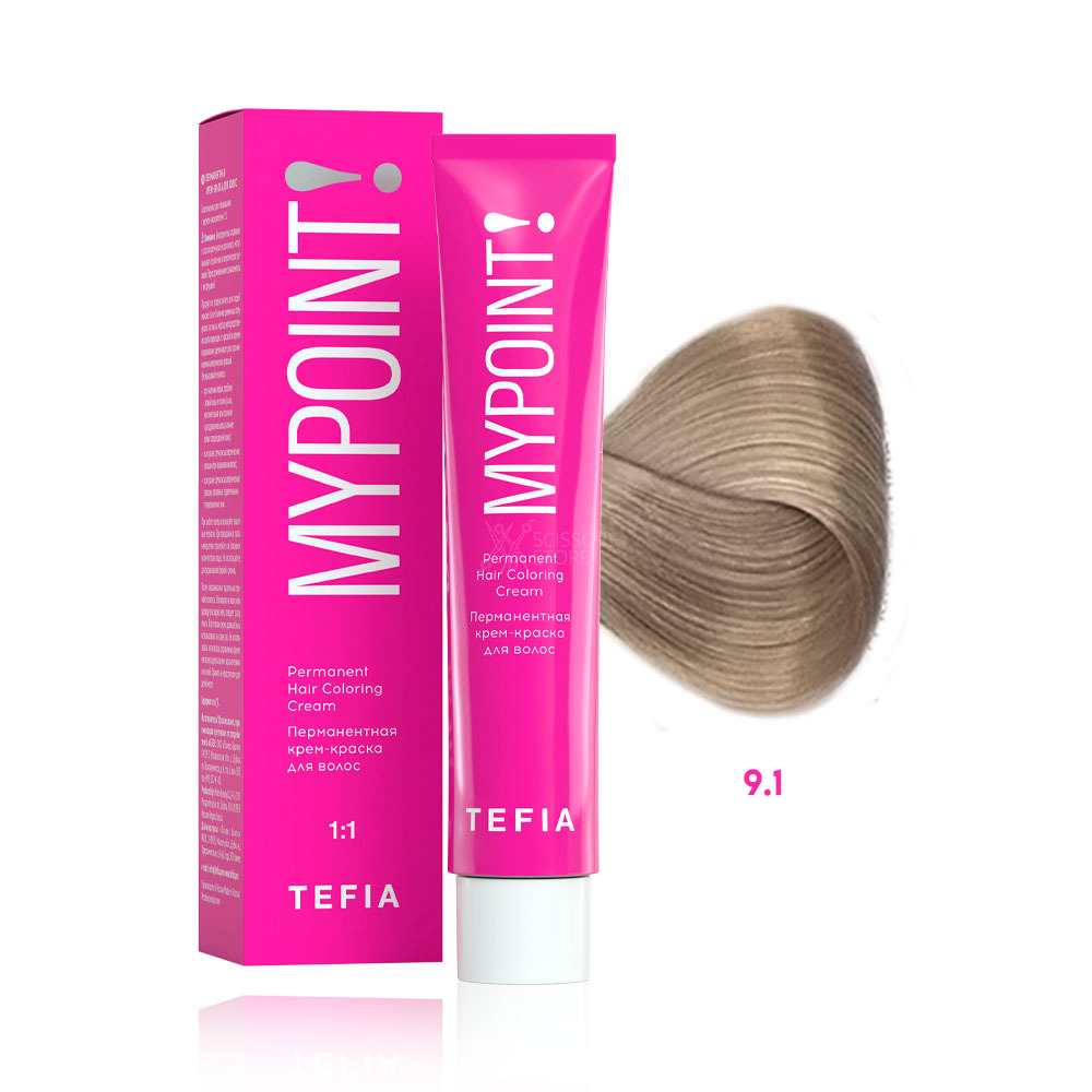 TEFIA Перманентная крем-краска для волос MYPOINT 60мл