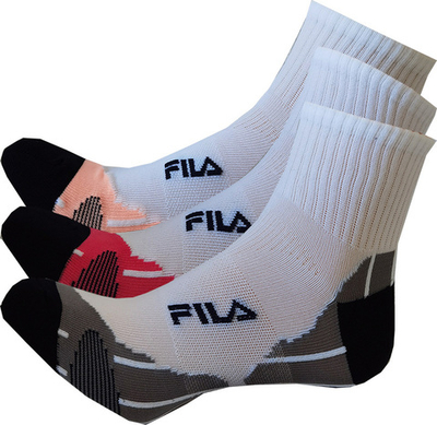 Теннисные носки Fila Calza Socks 3P - White