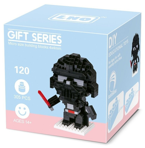 Конструктор из наноблоков LNO Дарт Вейдер