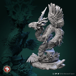 Коатль змей монстр миниатюра для dnd, днд, pathfinder, фентези, Настольная игра, НРИ, Варгейм, РПГ