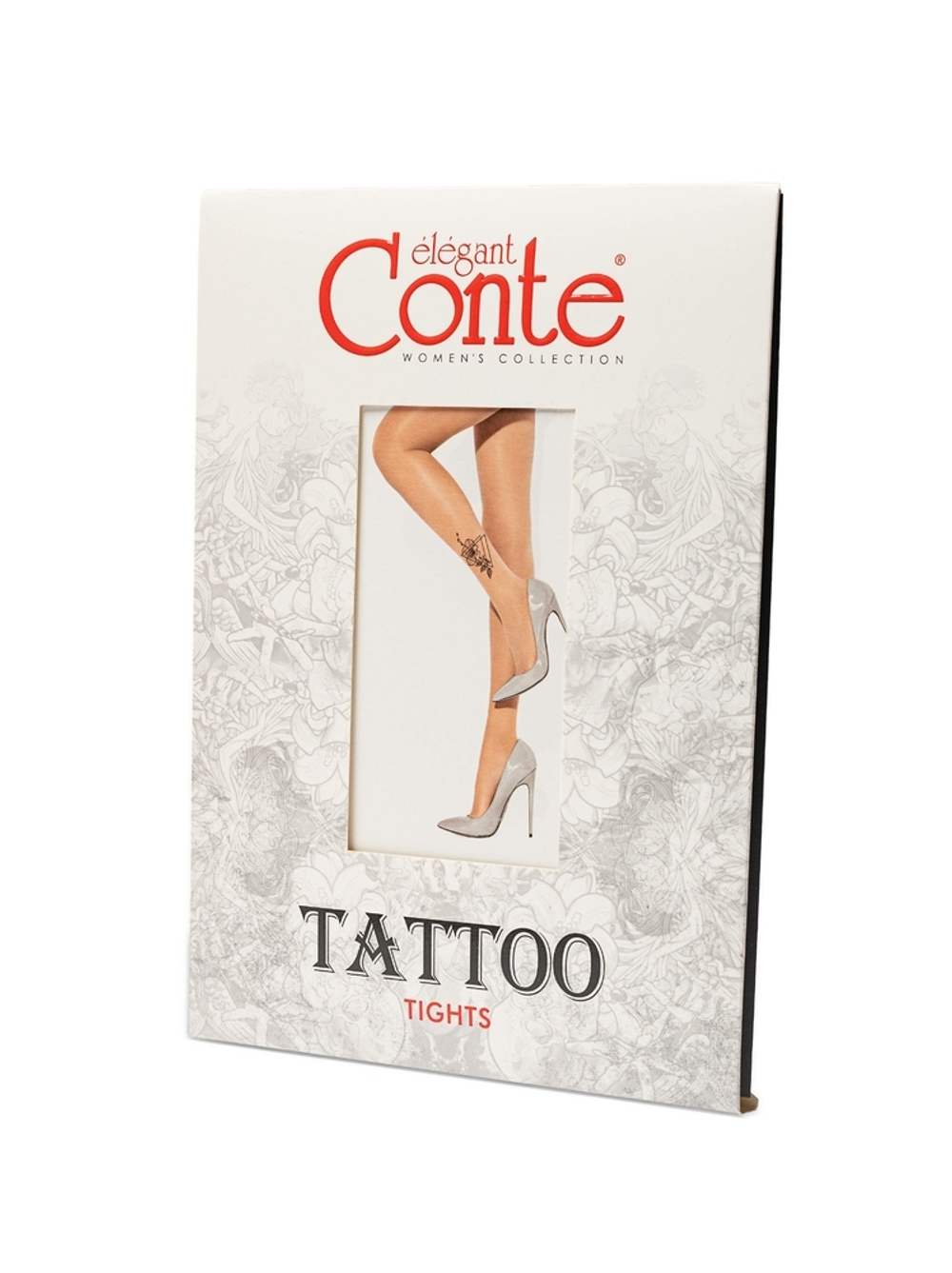 CONTE TATTOO Garden Колготки женские с рисунком