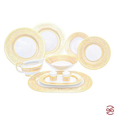 Falkenporzellan Diadem White Creme Gold