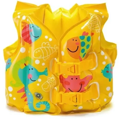 Жилет надувной детский Tropical Buddies, 3-5 лет Intex (59661NP)