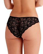 Кружевные трусики-бразилиана Amy (Размер: L) (Цвет: белый)