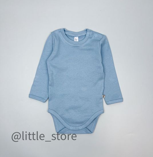 Боди хлопковое "Bunny" Голубое