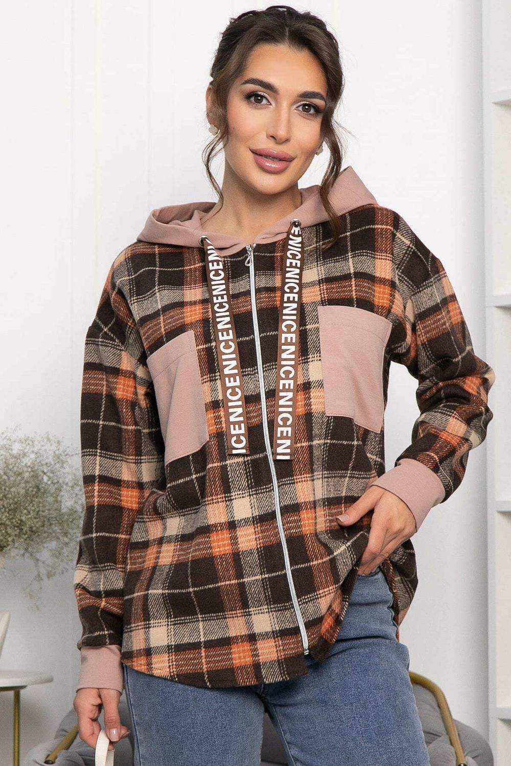 Рубашка Больше чем стиль НЬЮ (коричневая) Б13907-50М LT Collection