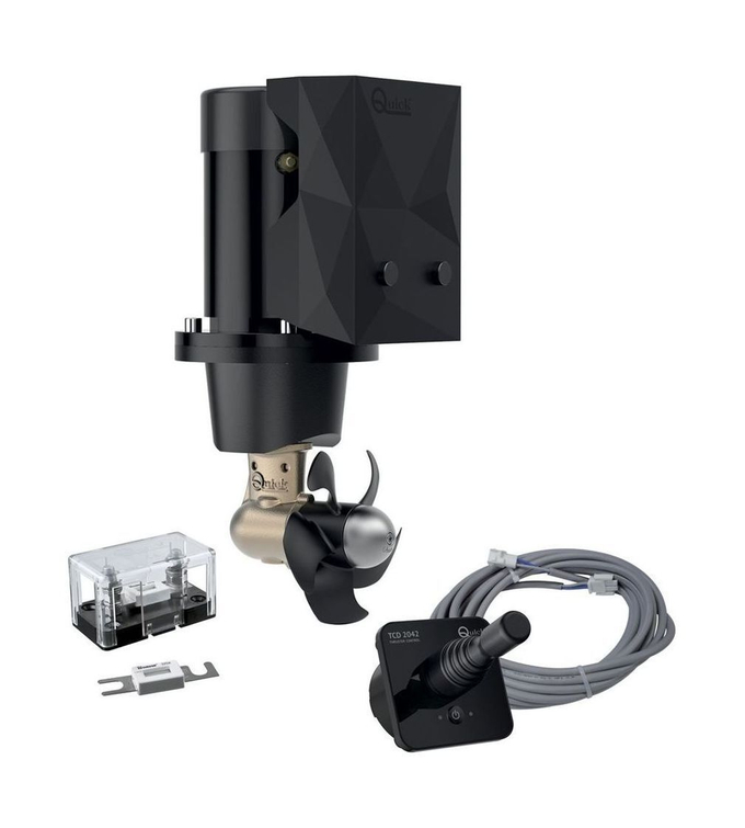 Подруливающее устройство Quick, D140mm, 40KGF, 12 В, (TCD2042 - TCDEX08 - NO TNL)