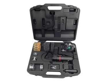 Пневмозачистная машинка угловая многофункциональная с набором насадок(3500об/мин, 110л/мин), в кейсе Forsage RF-6903K-N(F-SM-6903K-N)