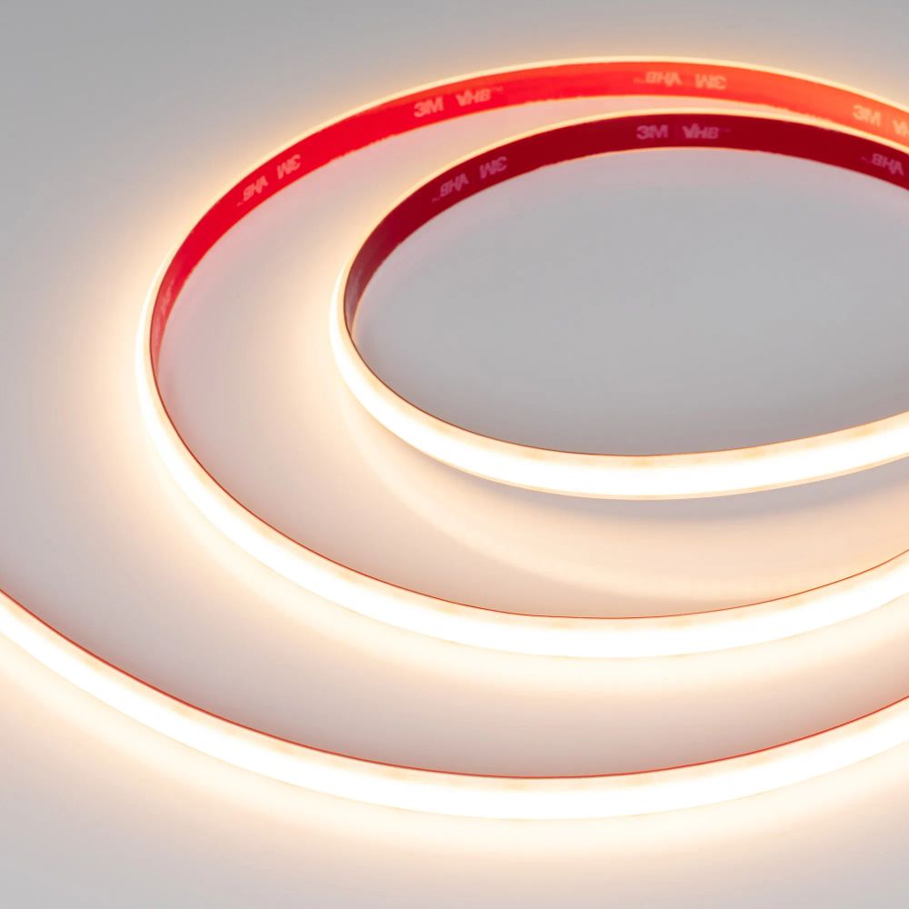 Светодиодная лента герметичная RTW-SEW-A308-10mm 24V Warm2400 (14 W/m, IP65, 2835, 5m) (Arlight, 5 лет) 053508