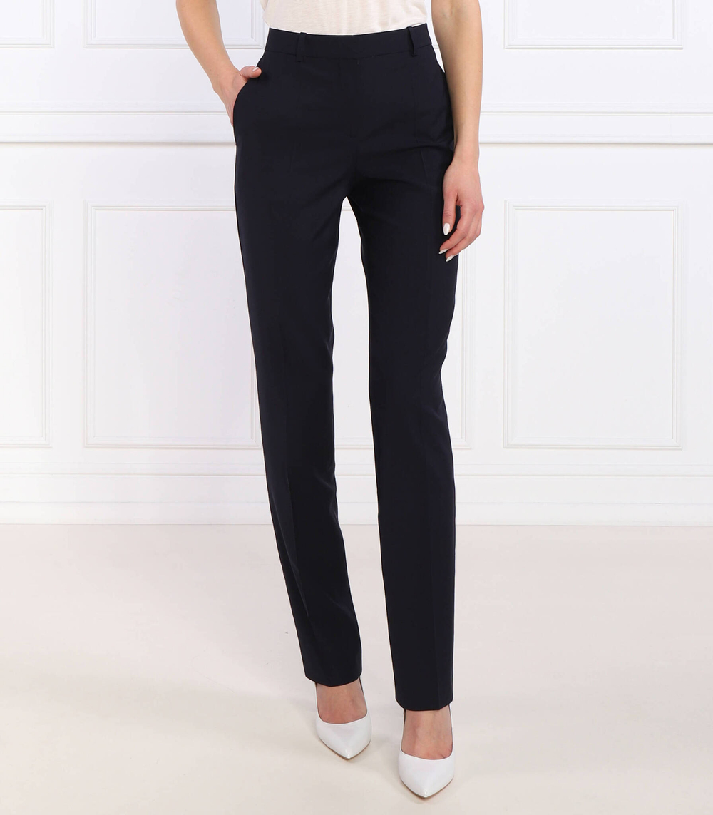 хлопчатобумажные штаны tameah BOSS BLACK - темно-синий(50490045)