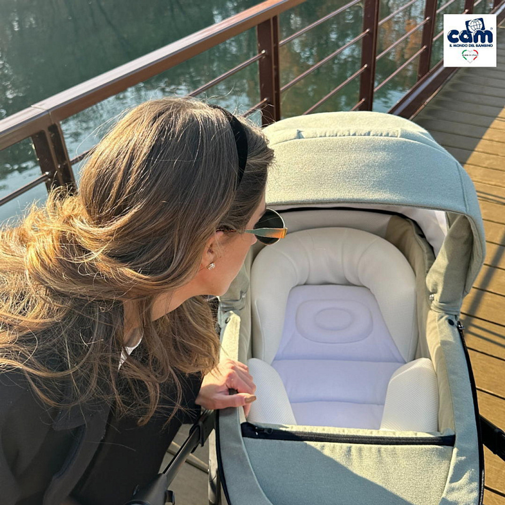 Коляска 2 в 1 CAM Modus 600 зелёный