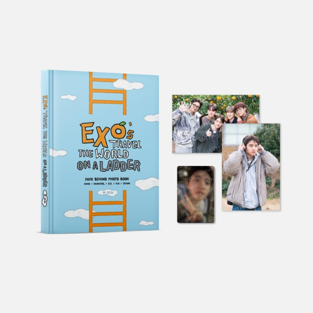 (ПРЕДЗАКАЗ) публикация EXO - EXO's TRAVEL THE WORLD ON A LADDER OFFICIAL MD BEHIND PHOTO BOOK