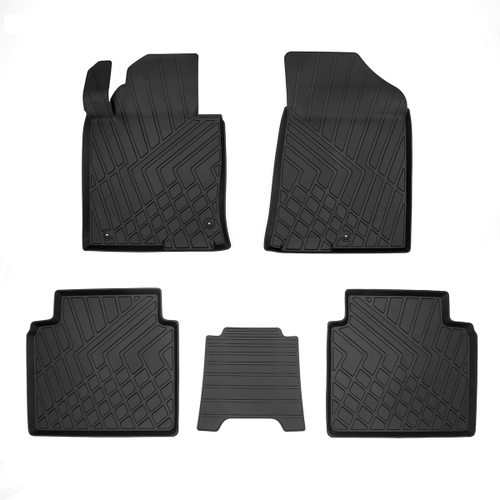 Ковры в салон Norplast/Unidec для Kia Optima IV в кузове JF (2016-), Черный, арт.NP11-LdC-43-265