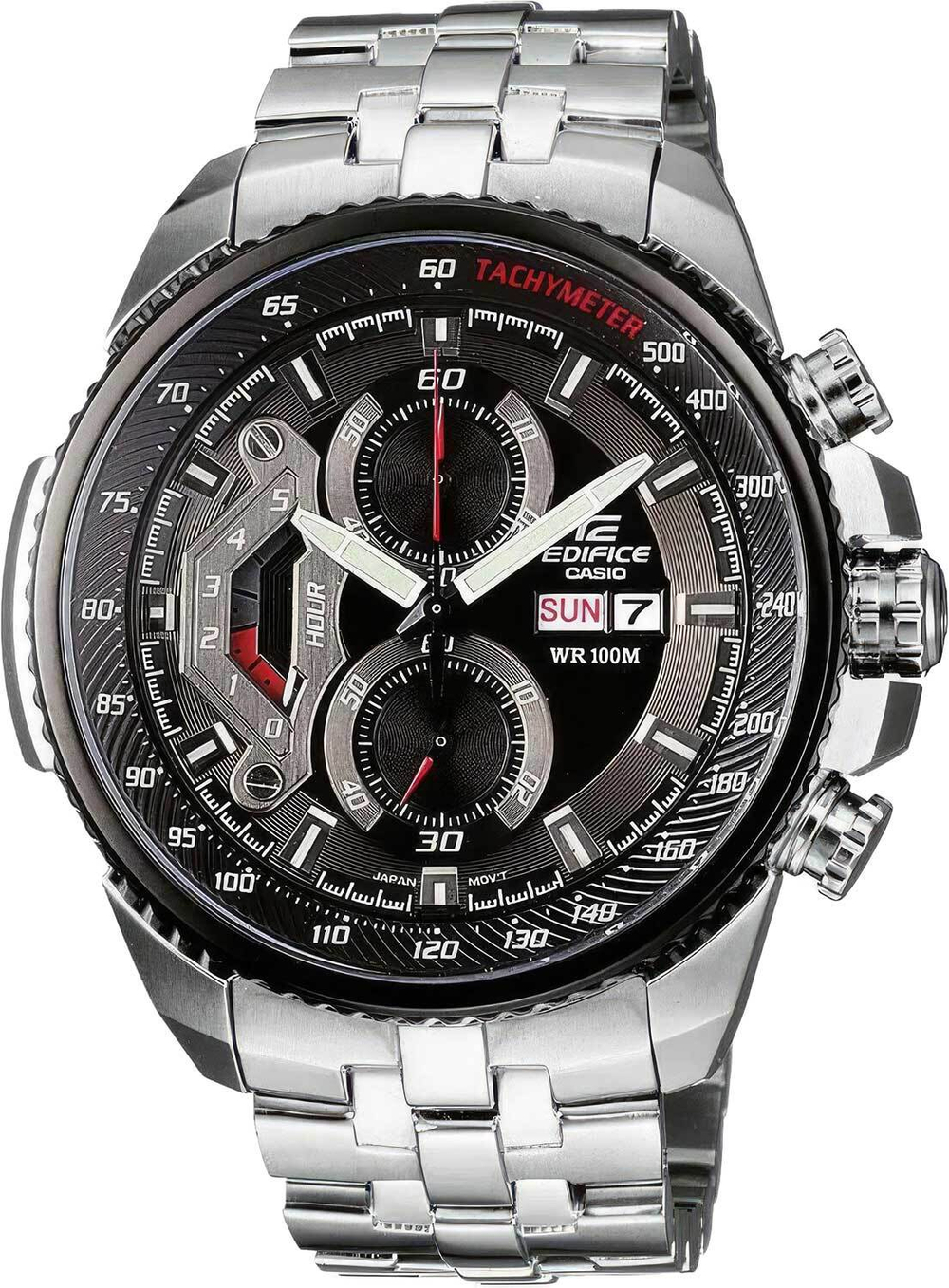 Японские наручные часы Casio Edifice EF-558D-1A с хронографом