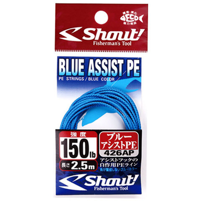 Шнур для ассистов SHOUT BLUE ASSIST PE