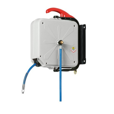 Катушка для воздуха и воды со шлангом, диаметр 6х10 мм, длина 11 м, со съемным кронштейном, ECODORA (Италия)