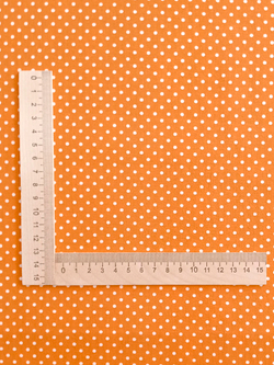 Ткань бязь плательная, рис. "Горох 2 мм", ширина 150 см, арт. 056